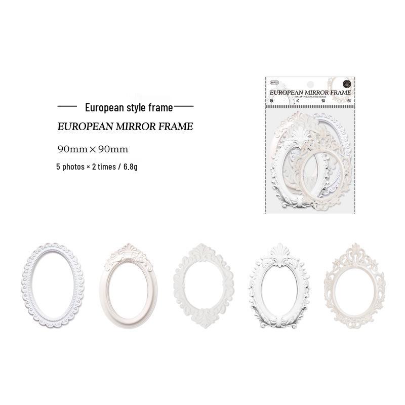 

Романтическая встреча: Винтажные карточки-коллажи в рамках - DIY украшение для журнала, 4 дизайна