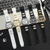 Casual Sports Silicone Watch For Men With Quartz Movement And Round Dial