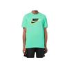 Nike Printed Logo Crew Neck Casual Short Sleeve T-Shirt With Drop Shoulders Kids Tops Green HF6295-324