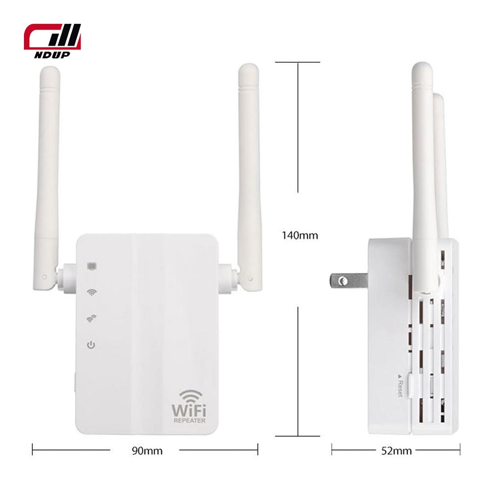 NDUP 300M WiFi Signal Booster 2.4G Wireless Extender for Home with Ethernet Port, Long-Range WiFi Repeater for Extended Coverage