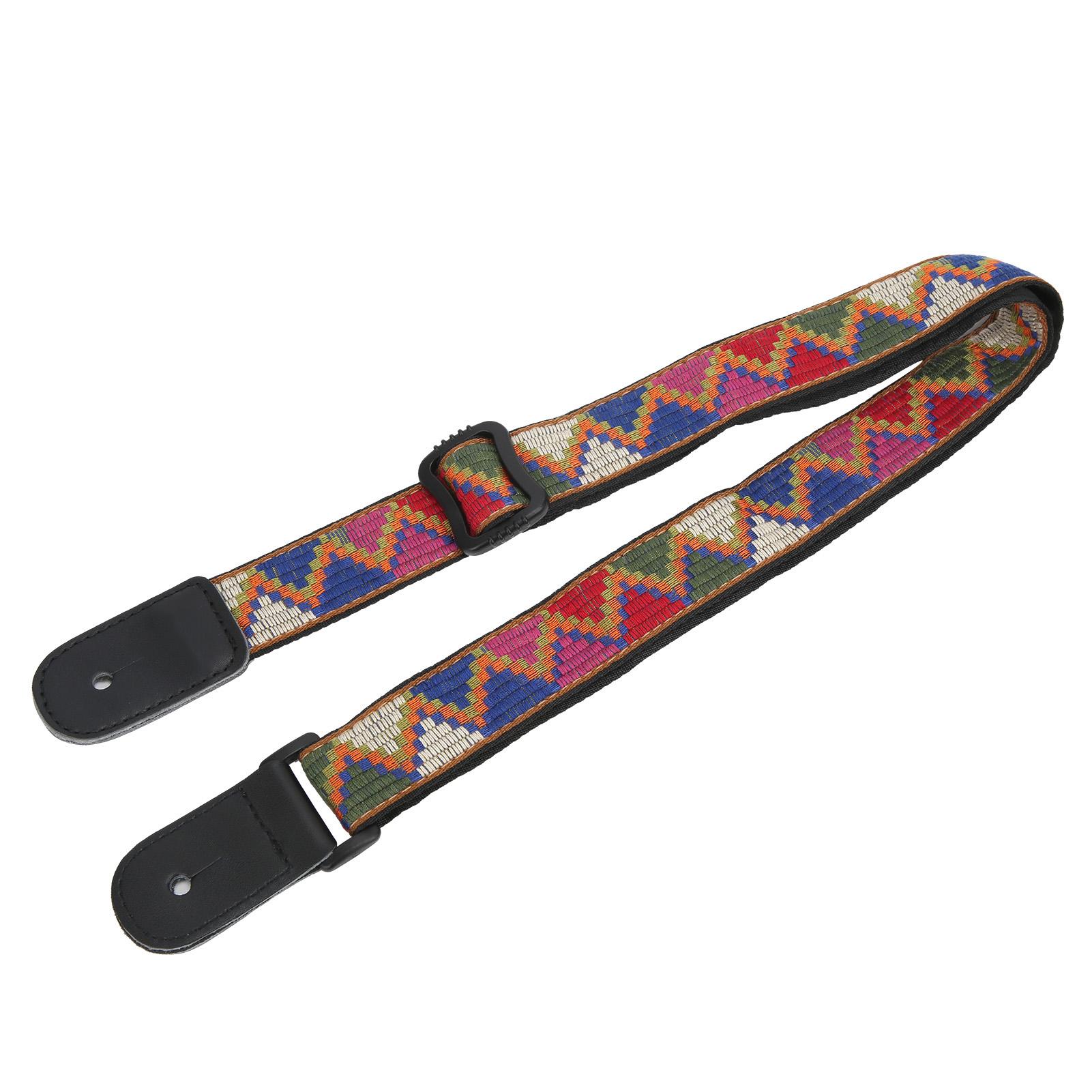 

Ремешок для укулеле Нейлоновый ремень Кожаные головные ремни с концевой кнопкой Аксессуары для музыкальных инструментов Стиль 3