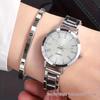 Fashionable Trendy Women's Digital Roman Dial Steel Band Watch