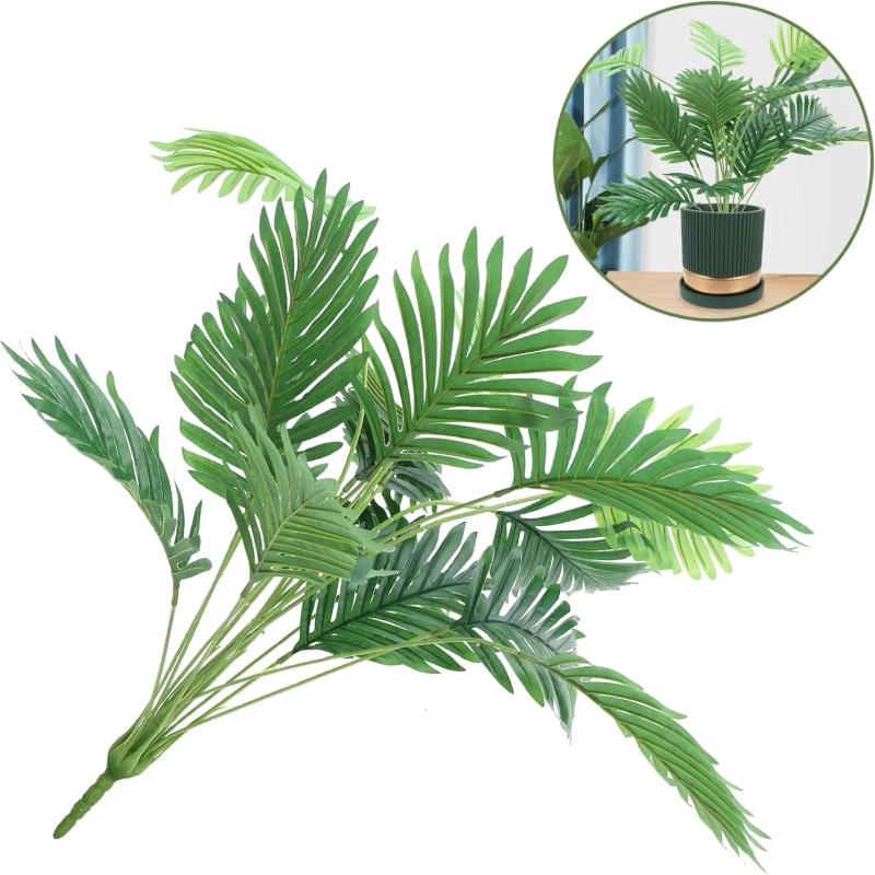 Artificial Plant for Indoor Decor Artificial Palm Tree Fake Plant Vase for Home Office