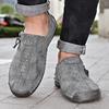 Spring and Autumn Men's Casual Leather Shoes Large Size Men's Driving Car Shoes Men's Breathable Handmade Casual Shoes