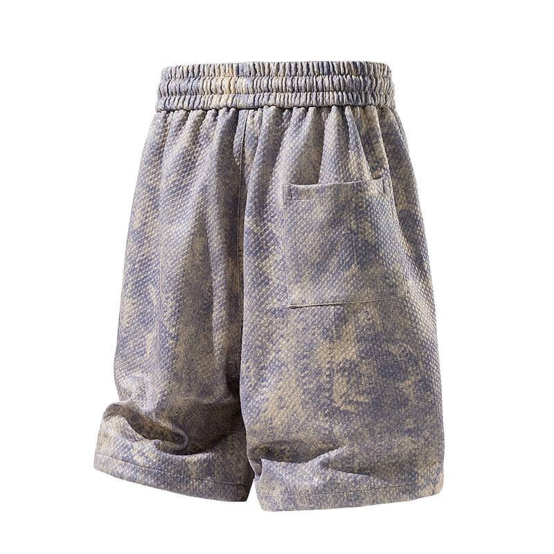 Wassup Sohot Men's Tie-Dye Quick-Dry Casual Shorts