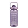 2000ml Reminder To Drink Plastic Sports Water Bottle with Graduated Water Bottle Portable Space Cup Large Capacity Kettle