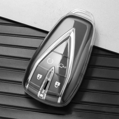 Transparent Tpu Car Key Case Cover Shell For Changan UNIT UNIK CS35PLUS CS55 PLUS CS75 PLUS Oshan X7 X5 Car Accessories