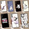 English Bull Terrier Dog Case For Samsung Galaxy S24 Ultra S23 S22 S21 S20 FE Note 20 S8 S9 S10 Note 10 Plus Cover