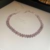 Full Rhinestone Rhinestone Choker Luxury Crystal Chain Jewerly Shiny Prom Party Collar  Women