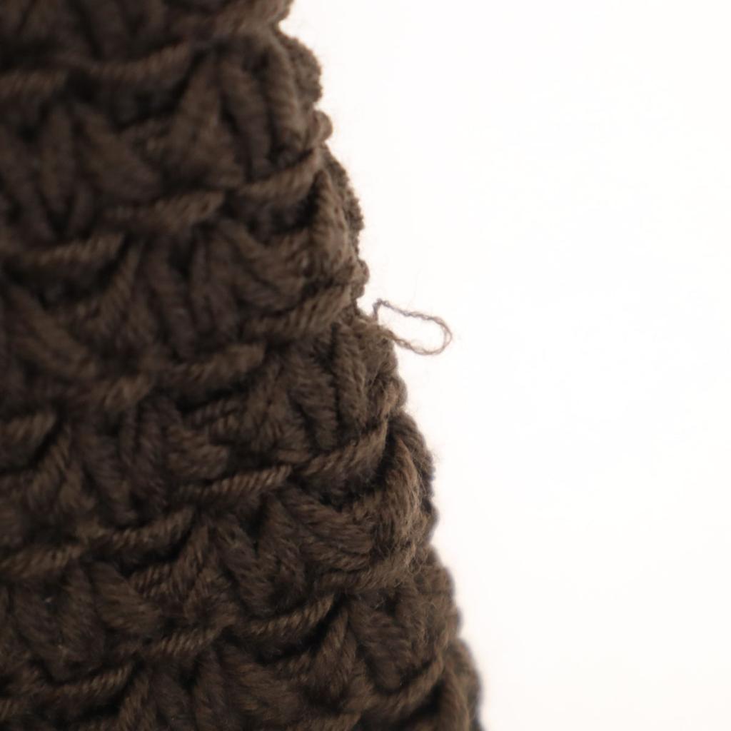 FOXEY BOUTIQUE made in Japan knit coat Brown Women Used