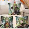 Collei Genshin Impact Cushion Cover Inches Farmhouse Decor Home Throw Pillow Covers For Couch Decorations