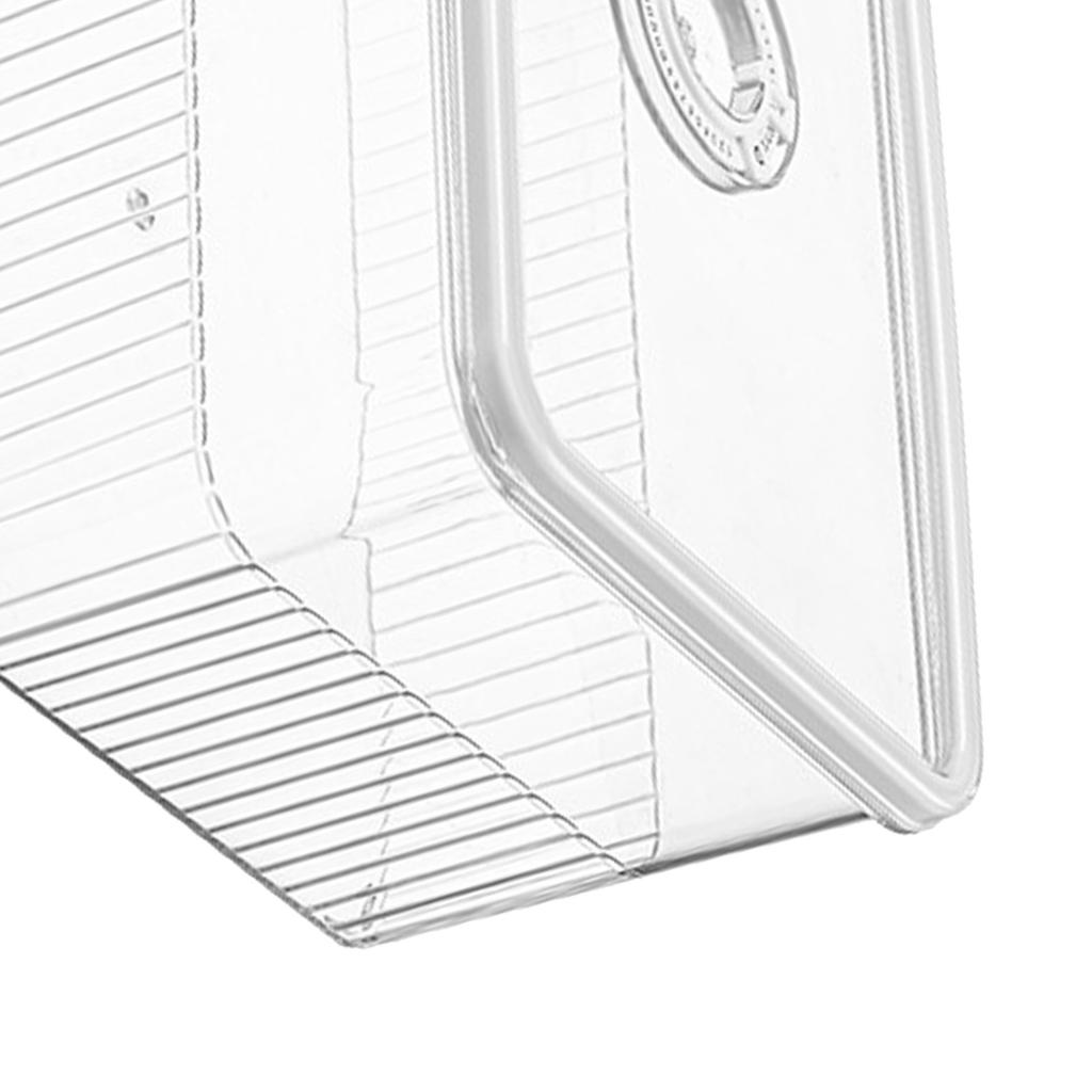 Refrigerator Storage Box with Lids Plastic Transparent Sealed Fridge Food Storage Containers for