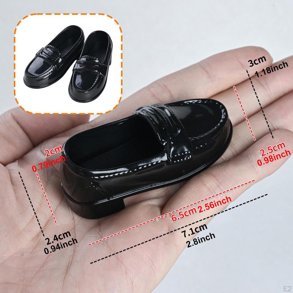 1/4 BJD Doll Shoes Clothing Accessory Stylish Casual Flat Footwear for Pretend Girls Action Figures,