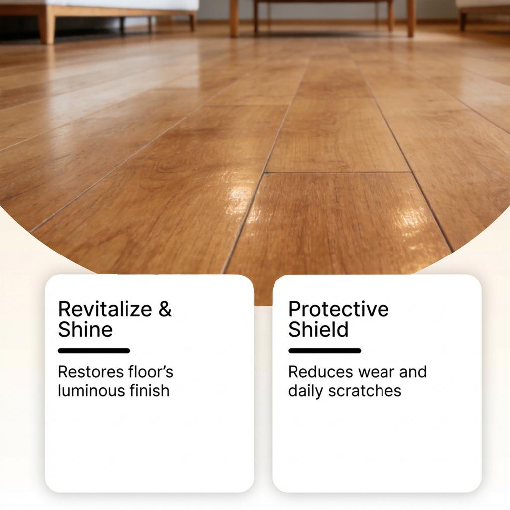 Floor Polisher Effective For Everyday Floor Care  Leaving Scratches Barely Noticeable. 150ml
