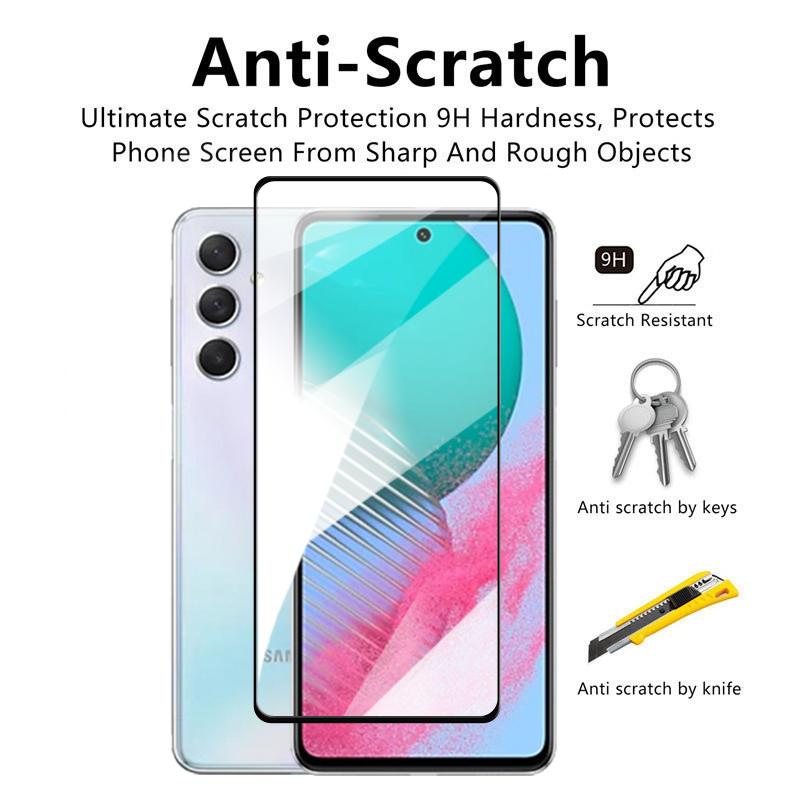 1 STÜCKE Für Samsung Galaxy M13 M14 M15 M34 M54 M55 4G 5G Glas Displayschutzfolie aus gehärtetem Glas