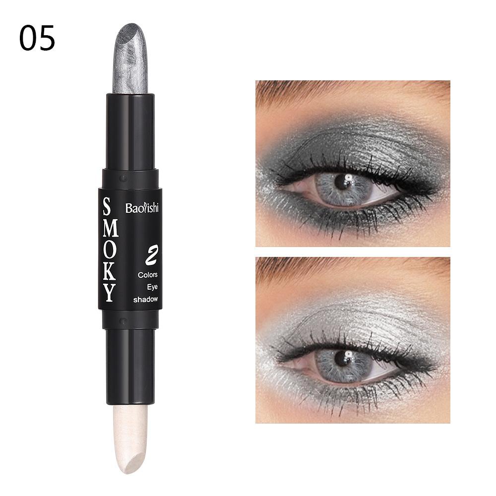 Doppelköpfiger Highlighter-Stick, Konturschatten, Nasenschatten, Concealer-Stick, hochperlglanzfarbener Lidschatten, Beauty-Makeup