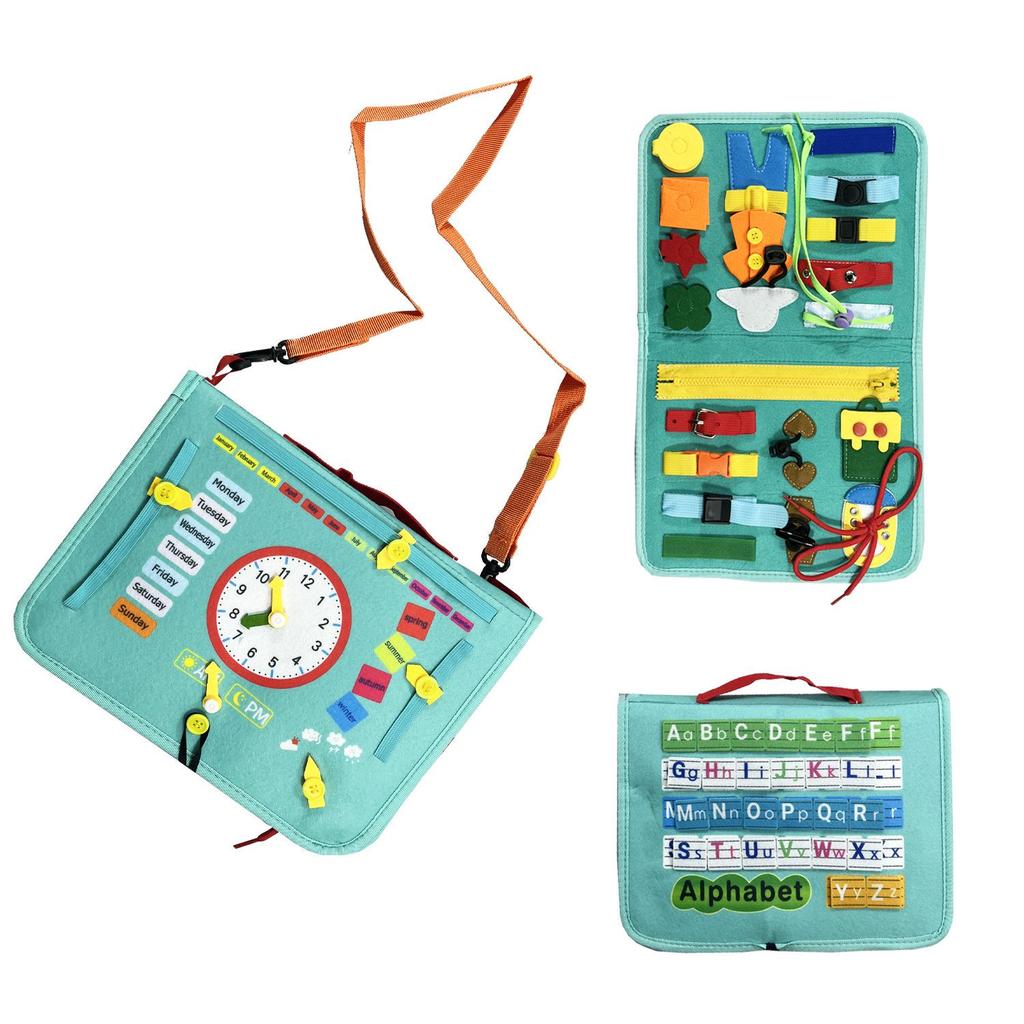 Quadro de Aprendizagem de Feltro para Educação Infantil Montessori Transfronteiriça com Certificação CPC CE