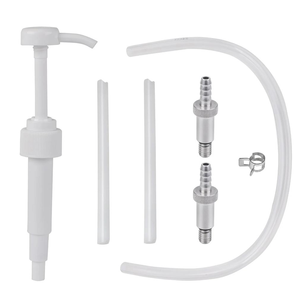 Fit For Mariner Ofutboards Motors Lower Unit Fluid Gear Oil Pump with 3/8 Inch-16 8mm 10mm Adapters For Standard Quart Bottles