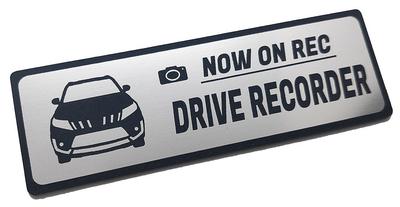 Honami Works ESCUDO Dashcam-Emblem-Aufkleber für Fahrzeuge, die mit einer Dashcam ausgestattet sind
