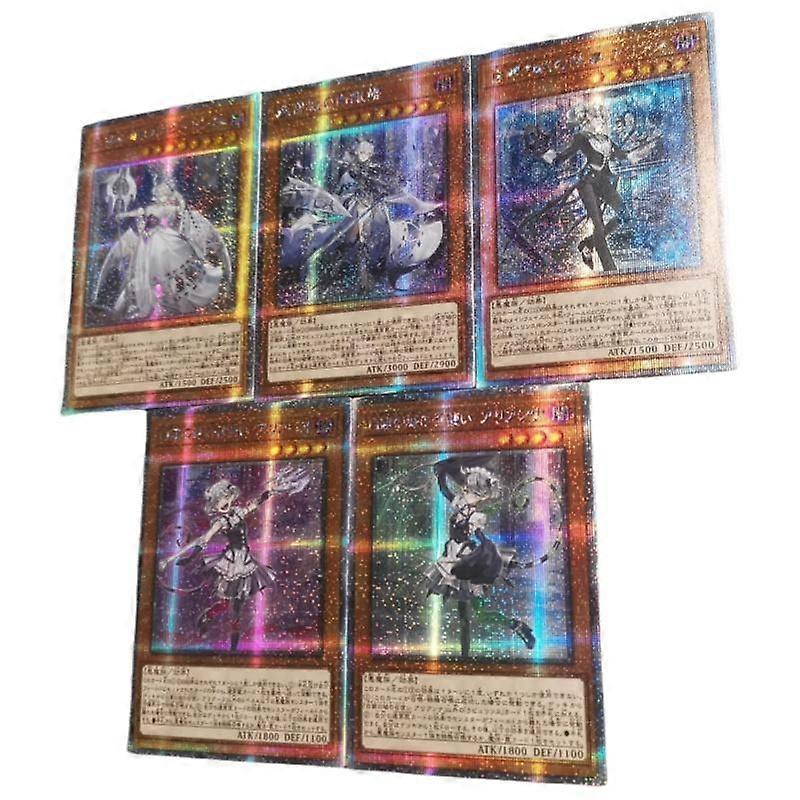 Yu-Gi-Oh! Lovely Labrynth of The Silver Castle Arianna Ariane Arias Diy Flash Card Anime Peripheral Game Collection Card Gifts