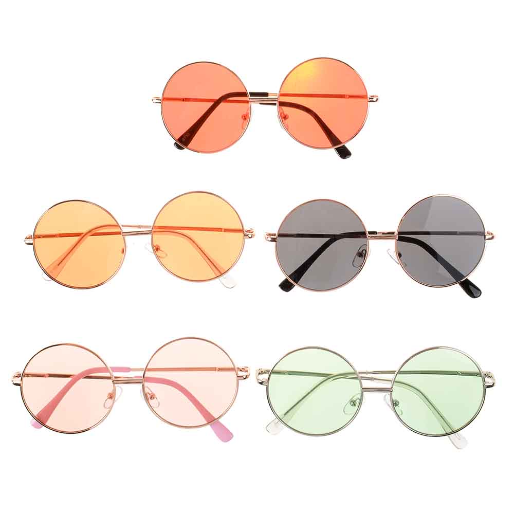 Attractive Glasses Women's Green Retro Round Sunglasses Vintage Travel Sun Glasses Eyewear Anti-Glare Driving Sun Glasses Uv400 Protection Shade