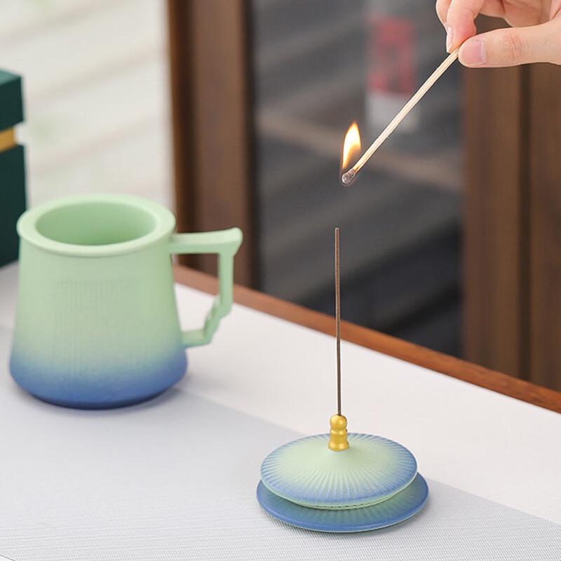 Pabei Ceramic Tea Infuser Office Cup Gift Set