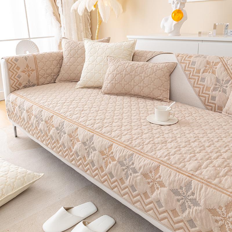 Sofa Cushion Universal In All Seasons, Light Luxury In Summer, American Bohemian Non-Slip Fabric Cover Towel, Seat Cushion Cushion Cover