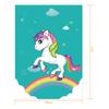 Unicorn corner game props - Children's birthday party decoration wall stickers set