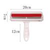Chom Roller Animal Hair Brush Pet Hair Remover Roller 2-Way Removing Dog Cat Hair From Furniture Self-cleaning Lint One Hand