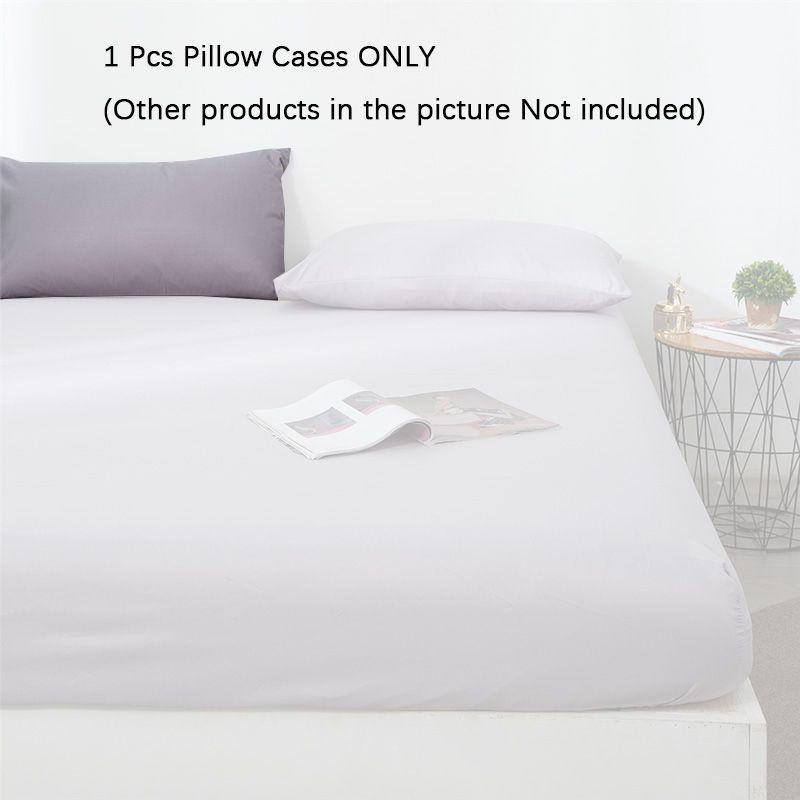 Deep 1525cm Fitted Sheet Pillow Case Bed Sheets Single Double King Color Solid