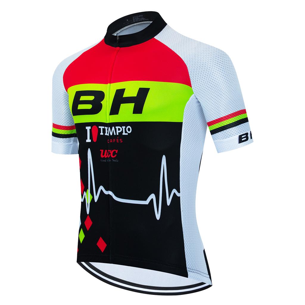 BH Team Cycling Jersey 2026 New Men Short Sleeve Cycling Clothing Bike Bib Shorts Summer Quick Dry Bike Jersey Set Ropa Ciclismo