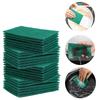 Reusable Green Scrub Sponge Dual Sided Kitchen Sponge Heavy Duty Oil Removal Scratch Free Dishwashing Pot Cleaning Eco Friendly