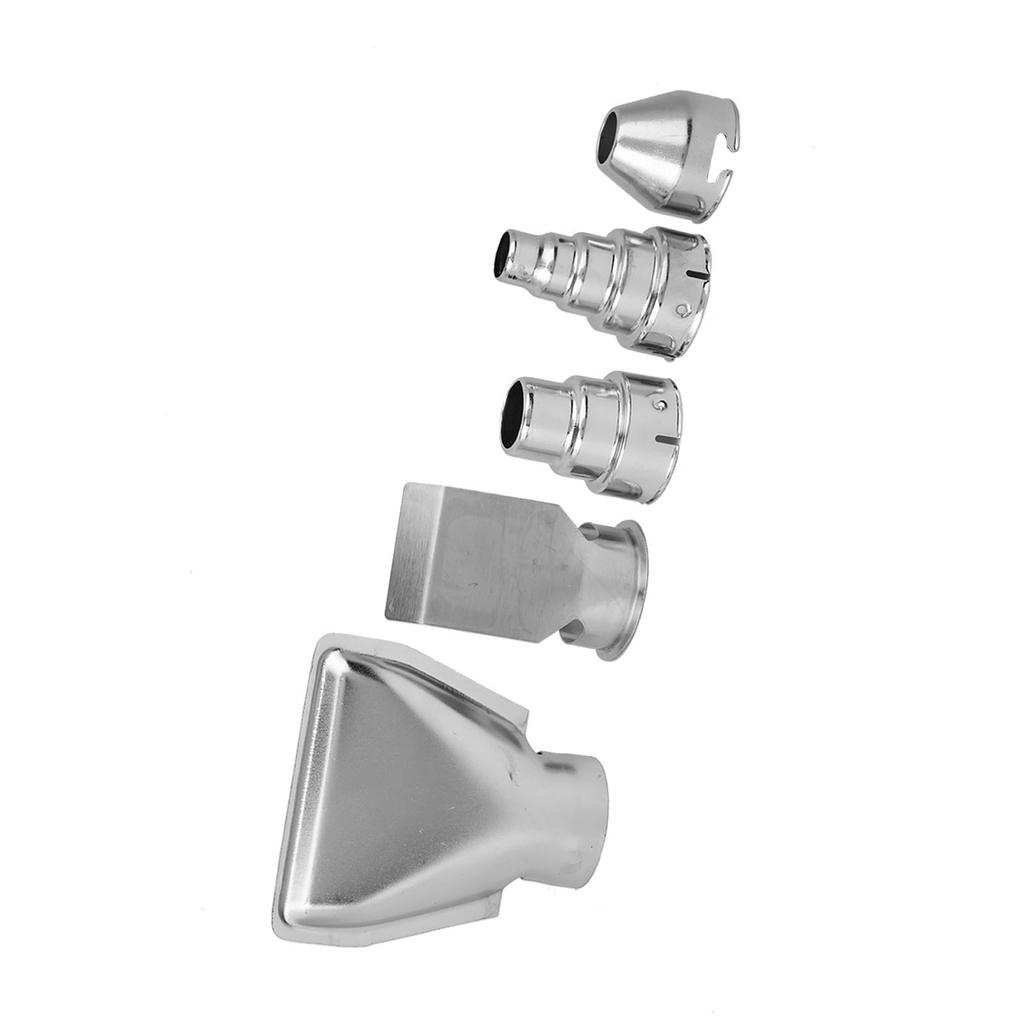 5pcsset Stainless Steel Hot Air Gun Nozzles Heat Blower Accessories