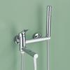Bathtub Faucet Brass Wall Mounted Bathroom Shower Mixer Tap Single Handle Waterfall Mixing Spout Full Shower Set For Toilet