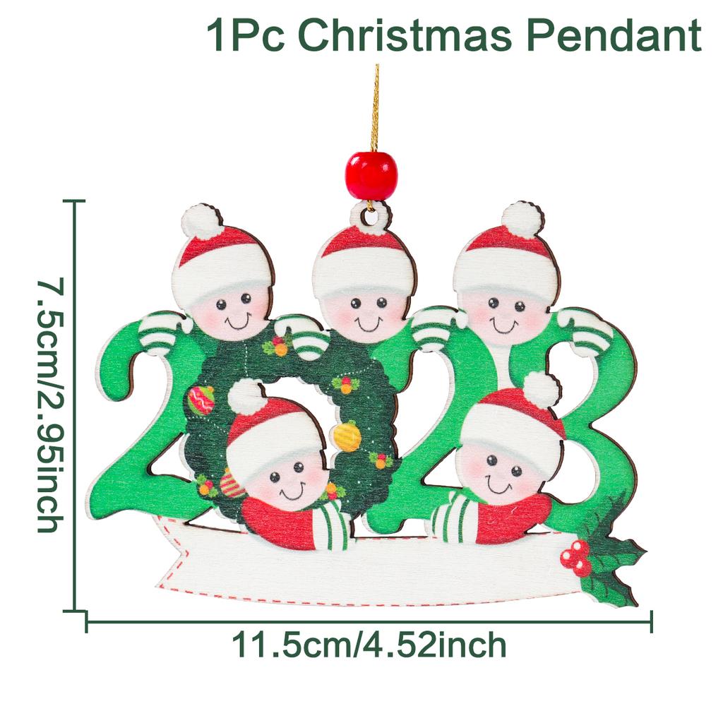 Christmas Pendant DIY Personal Family Christmas Decorations For Home 2025 Navidad Christmas Tree Hanging Ornament New Year 2025