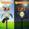 LED Solar Spring Ground Plug Lamp Owl