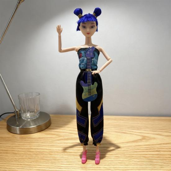 1/3Pcs 11.5-inch Kpop Hunter Girl Doll Movable Joints Girl Action Figure Decoration Animated Movie Character Collectible Toy Fans Enthusiasts Gift