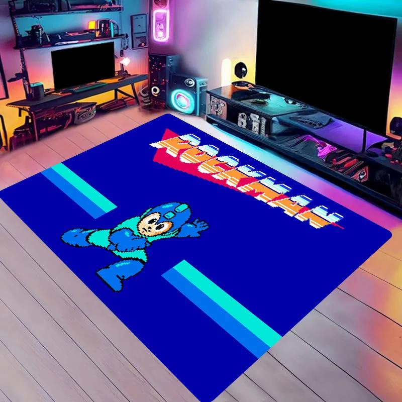 Stilvolle Europäische und Amerikanische Serie Wohnzimmer Roboter Spiel Teppich Matte M-Megaman Muster Teppiche Zeltmatten
