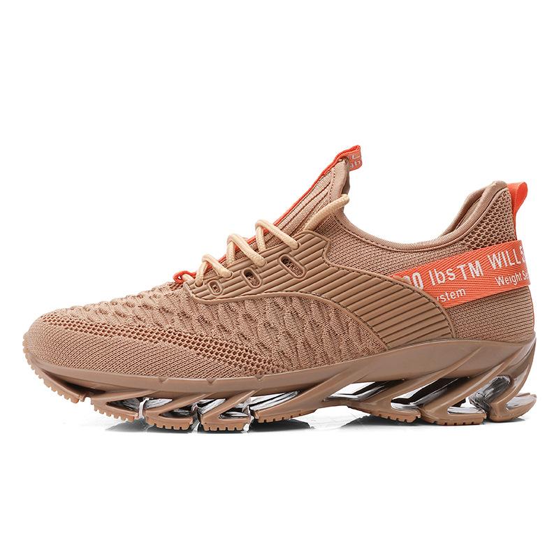 Four Seasons Breathable Shoes, Casual Men's Trendy Sports Running Shoes, Letter Printed