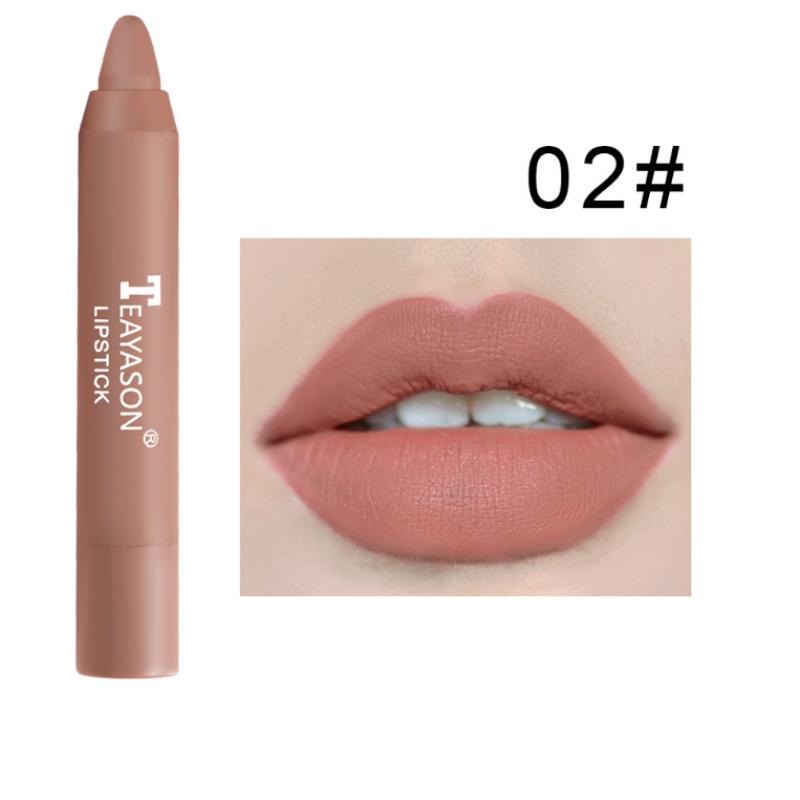 12 Colours Lips Makeup Lipstick Lesk na rty Kosmetická rtěnka s dlouhotrvající hydratací
