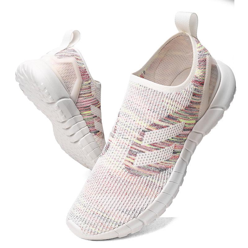 

Fashion Men Slip on Sneakers 2025 Red Fashion Lightweight Breathable Mesh Men s Sneakers Cushioned Comfortable Sports Shoes for Men 46 белый