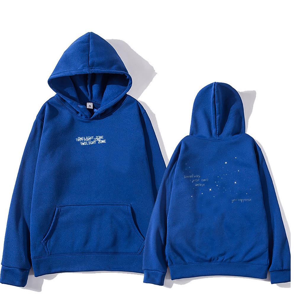 Ariana Grande Twilight Zone Constellation Hoodie Men Women Hip Hop Casual Clothes Unisex Fashion Oversized Sweatshirts Y2K Hoody