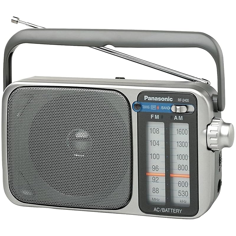 

Panasonic RF-2400 AM/FM Radio, Silver by [product]