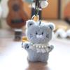 Cute Angry Cat Pendant Plush Toy Doll Soft Stuffed Keychain Bag Hanging Decoration Keychain Pendant Stuffed Doll Girl Kid Gift