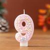 Macaron Foam Ball Birthday Candle for Kids' Cake Party Decoration