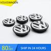 For VOLKSWAGEN VW 2025 Hot 4pcs Car Wheel Center Cover Stickers Hub Cap Auto decoration accessories For Volkswagen R Golf 4 Moti