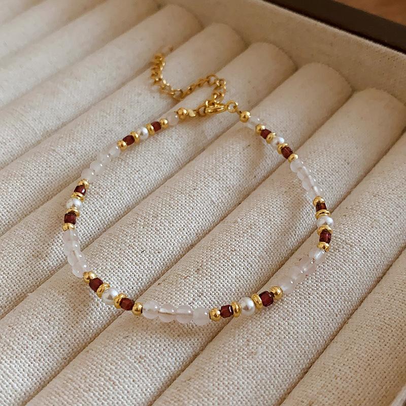 Bohemian Millet Beads Multi-layer Beaded Bracelet Girls Summer Ethnic Style Light Luxury Niche Hand Jewelry