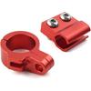 GZYF Red Motorcycle Front Brake Cable Clamp, Aluminum Brake Hose Clamp for HONDA CR80R/85R, CR125R/250R, CRF150R-450R