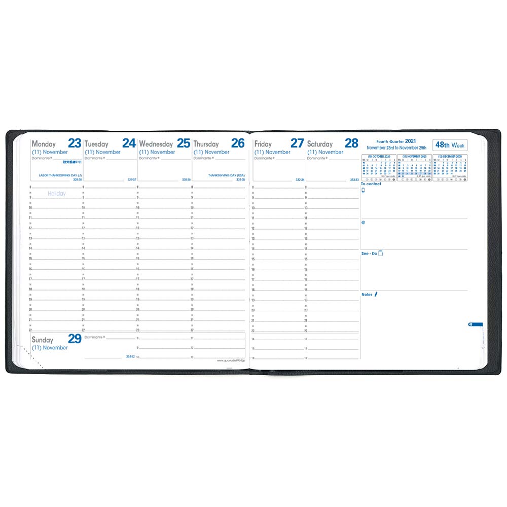 Quo Vadis 2021 April Start Diary Executive Apricot qv66202ap 4/Club