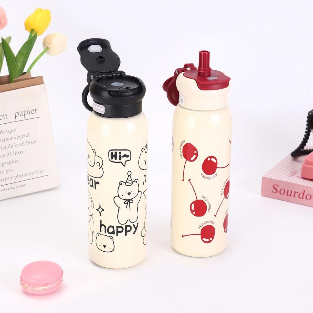 620ML Vacuum Cup High-Capacity Insulated Cup Portable Thermal Mug for Student Children